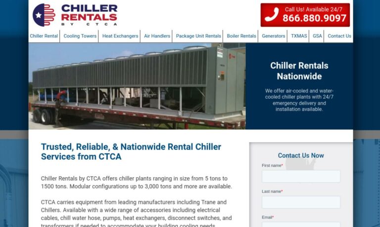Chiller Rentals by CTCA